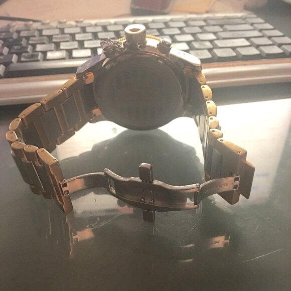 INVICTA RUSSIAN DIVER #4159 OFFSHORE MENS SWISS MADE 52MM TACHYMETER WATCH RARE - Picture 10 of 11